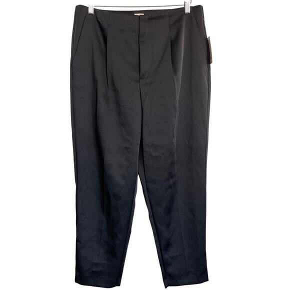 High Rise Tapered Ankle Tailored Satin Trousers - A New Day 12 - Picture 5 of 9